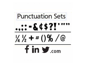 Punctuation Sets
