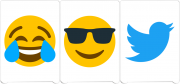 Emoji changeable marquee panels (set of 6)
